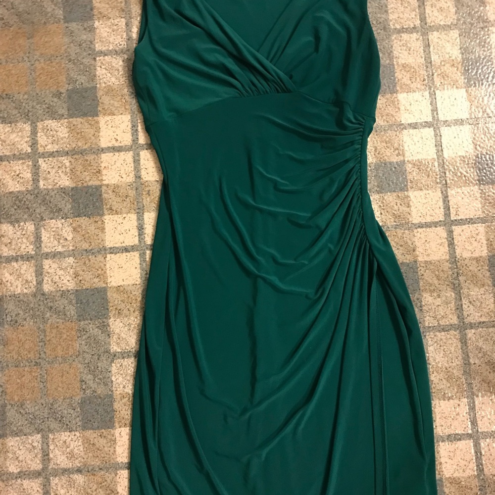 Ralph Lauren green dress lightly worn